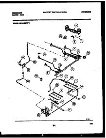 06 - Burner, Manifold And Gas Control parts for Frigidaire Range GPG34BNW5 from AppliancePartsPros.com