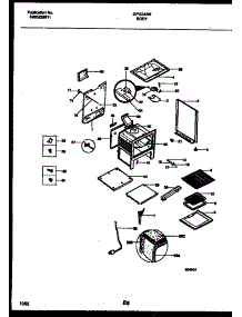 04 - Body Parts parts for Frigidaire Range GPG34BNW6 from AppliancePartsPros.com