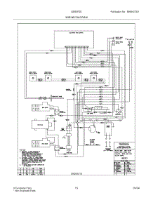 13 - Wiring Diagram parts for Frigidaire Range GSG3PZCQE from AppliancePartsPros.com