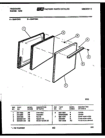 03 - Door Parts parts for Frigidaire Range G24PCL4 from AppliancePartsPros.com
