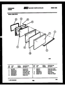 04 - Door Parts parts for Frigidaire Range G30LPNL2 from AppliancePartsPros.com