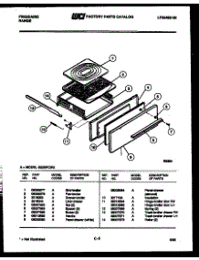 05 - Broiler Drawer Parts parts for Frigidaire Range G32BPCW2 from AppliancePartsPros.com