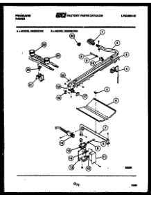 07 - Burner, Manifold And Gas Control parts for Frigidaire Range GG32BCW3 from AppliancePartsPros.com