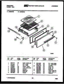 05 - Broiler Drawer Parts parts for Frigidaire Range GG26CL3 from AppliancePartsPros.com