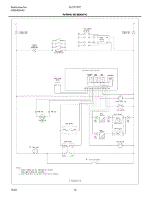 12 - Wiring Schematic parts for Frigidaire Range GLGF377CQB from AppliancePartsPros.com