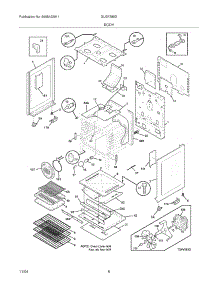 07 - Body parts for Frigidaire Range GLGF388DSB from AppliancePartsPros.com