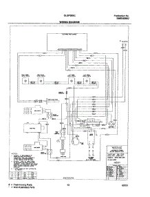 13 - Wiring Diagram parts for Frigidaire Range GLGFS66CBA from AppliancePartsPros.com