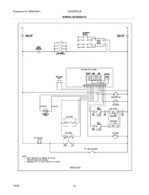12 - Wiring Schematic parts for Frigidaire Range GSG3PZCCB from AppliancePartsPros.com