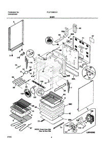 05 - Body parts for Frigidaire Range PLEF398CCC from AppliancePartsPros.com