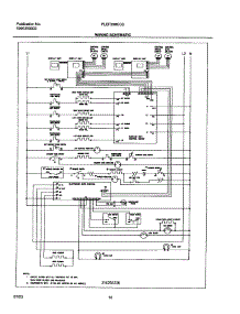 10 - Wiring Schematic parts for Frigidaire Range PLEF398CCC from AppliancePartsPros.com