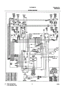 11 - Wiring Diagram parts for Frigidaire Range PLEF398CCC from AppliancePartsPros.com