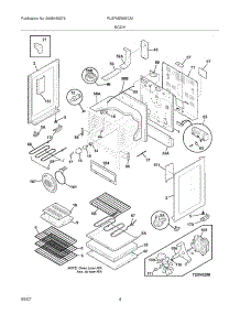 05 - Body parts for Frigidaire Range PLEFMZ99ECM from AppliancePartsPros.com