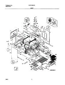 05 - Body parts for Frigidaire Range PLEF489ACD from AppliancePartsPros.com