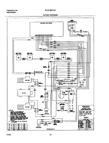 12 - Wiring Diagram parts for Frigidaire Range PLGF389CCB from AppliancePartsPros.com