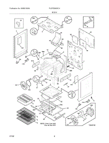 07 - Body parts for Frigidaire Range PLGFZ390ECH from AppliancePartsPros.com