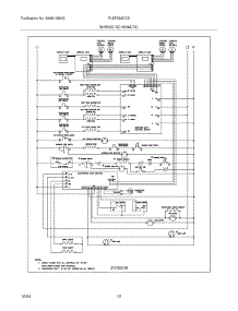 10 - Wiring Schematic parts for Frigidaire Range PLEF398CCE from AppliancePartsPros.com
