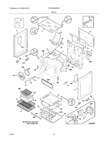 07 - Body parts for Frigidaire Range PLGFMZ96ECE from AppliancePartsPros.com