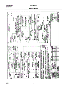 12 - Wiring Diagram parts for Frigidaire Range PLEF489ACD from AppliancePartsPros.com