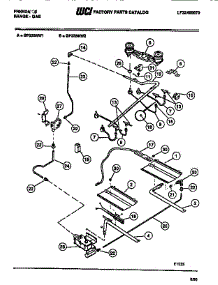 04 - Burner parts for Frigidaire Range GP32BNL1 from AppliancePartsPros.com