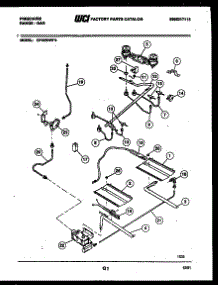 04 - Burner, Manifold And Gas Control parts for Frigidaire Range GP32BNL4 from AppliancePartsPros.com