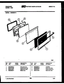 06 - Door Parts parts for Frigidaire Range GP32BNL4 from AppliancePartsPros.com
