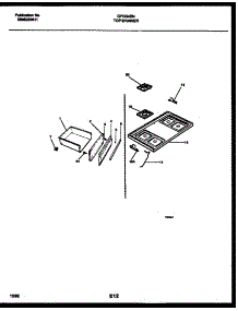 06 - Cooktop And Drawer Parts parts for Frigidaire Range GPG34BNL6 from AppliancePartsPros.com
