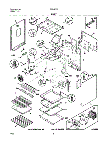 07 - Body parts for Frigidaire Range GSG3PZBQA from AppliancePartsPros.com
