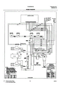 13 - Wiring Diagram parts for Frigidaire Range GSG3PZBCB from AppliancePartsPros.com