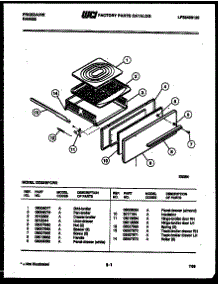 05 - Broiler Drawer Parts parts for Frigidaire Range GG32BPCL2 from AppliancePartsPros.com