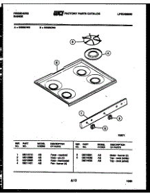 03 - Cooktop Parts parts for Frigidaire Range GG32CW2 from AppliancePartsPros.com