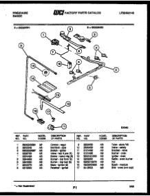 07 - Burner, Manifold And Gas Control parts for Frigidaire Range GG32NW1 from AppliancePartsPros.com