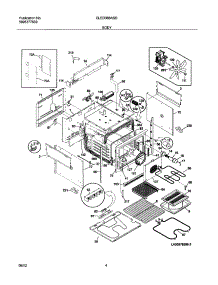 05 - Body parts for Frigidaire Range GLED388ASD from AppliancePartsPros.com