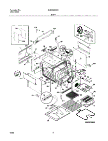 05 - Body parts for Frigidaire Range GLED388ASC from AppliancePartsPros.com