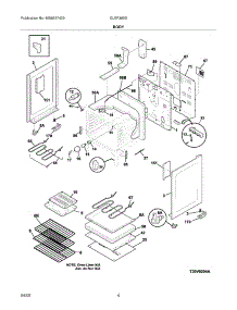 05 - Body parts for Frigidaire Range GLEF369DSK from AppliancePartsPros.com