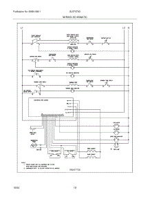 10 - Wiring Schematic parts for Frigidaire Range GLEF379DBA from AppliancePartsPros.com