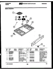 03 - Cooktop Parts parts for Frigidaire Range GPG35BPM1 from AppliancePartsPros.com