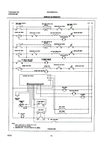 10 - Wiring Schematic parts for Frigidaire Range GSE3WZCCA from AppliancePartsPros.com