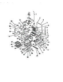 24 - Interior Oven, Panels, Frame parts for Frigidaire Range GPG38BCW0 from AppliancePartsPros.com
