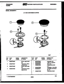 08 - Burner Parts parts for Frigidaire Range GPG35BPM1 from AppliancePartsPros.com