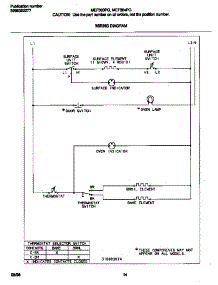 06 - Wiring Diagram parts for Frigidaire Range MEF304PGDC from AppliancePartsPros.com