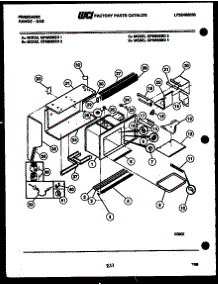 09 - Upper Body Parts parts for Frigidaire Range GPM638BDL2 from AppliancePartsPros.com