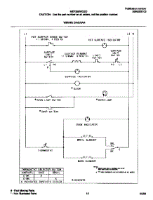 08 - Wiring Diagram parts for Frigidaire Range MEF326WGSD from AppliancePartsPros.com