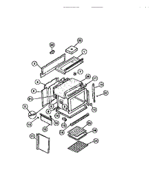 04 - Cavity & Panels parts for Frigidaire Range R530DW2 from AppliancePartsPros.com