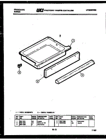 04 - Drawer Parts parts for Frigidaire Range RA30BEL0 from AppliancePartsPros.com