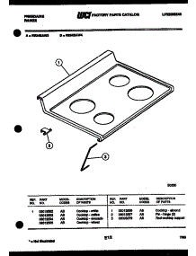 03 - Cooktop Parts parts for Frigidaire Range RE34BAF4 from AppliancePartsPros.com