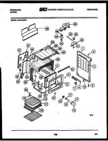 06 - Body Parts parts for Frigidaire Range RE37BNW1 from AppliancePartsPros.com