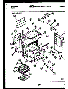 05 - Body Parts parts for Frigidaire Range REG38BNL1 from AppliancePartsPros.com
