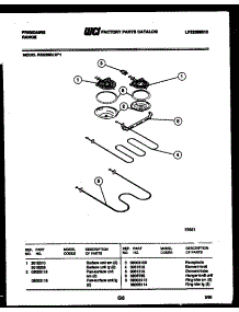 03 - Broiler Parts parts for Frigidaire Range REG38BLW1 from AppliancePartsPros.com