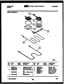 03 - Broiler Parts parts for Frigidaire Range REG38BNW1 from AppliancePartsPros.com