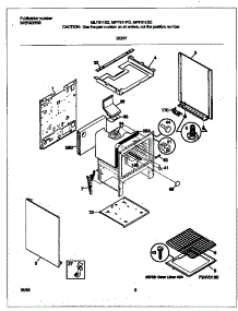 04 - Body parts for Frigidaire Range MLF311SGDC from AppliancePartsPros.com